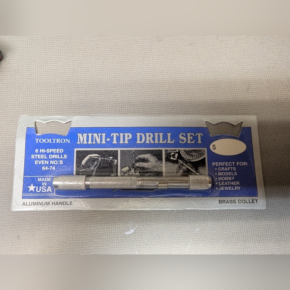 Hand Crafted Silver Mini-Tip Drill Set
